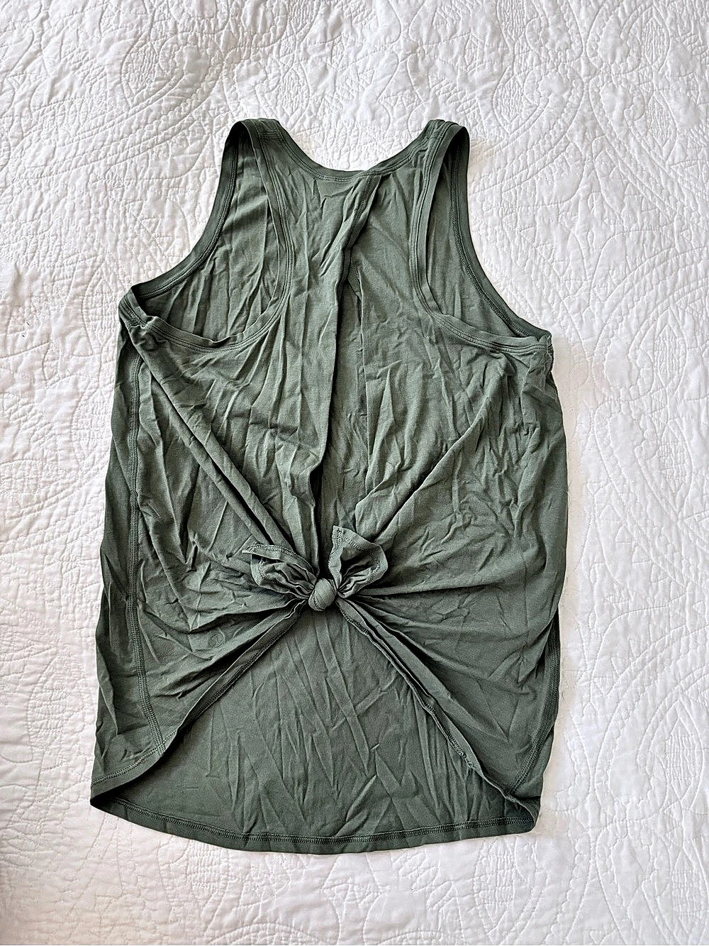 Lululemon All Tied Up Tank Green